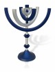 אלומיניום מנורת חנוכה בגימור מט, מתנות חתונה יהודיות, ישראלי J